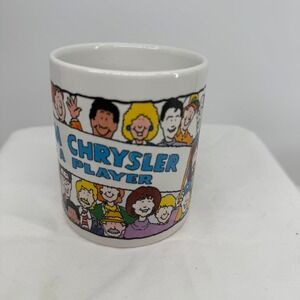 Vintage Team‎ Chrysler Be A Player Cartoon Mug Made in USA